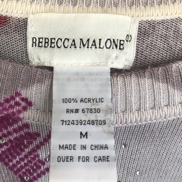 Rebecca Malone size Medium sweater - Picture 3 of 4
